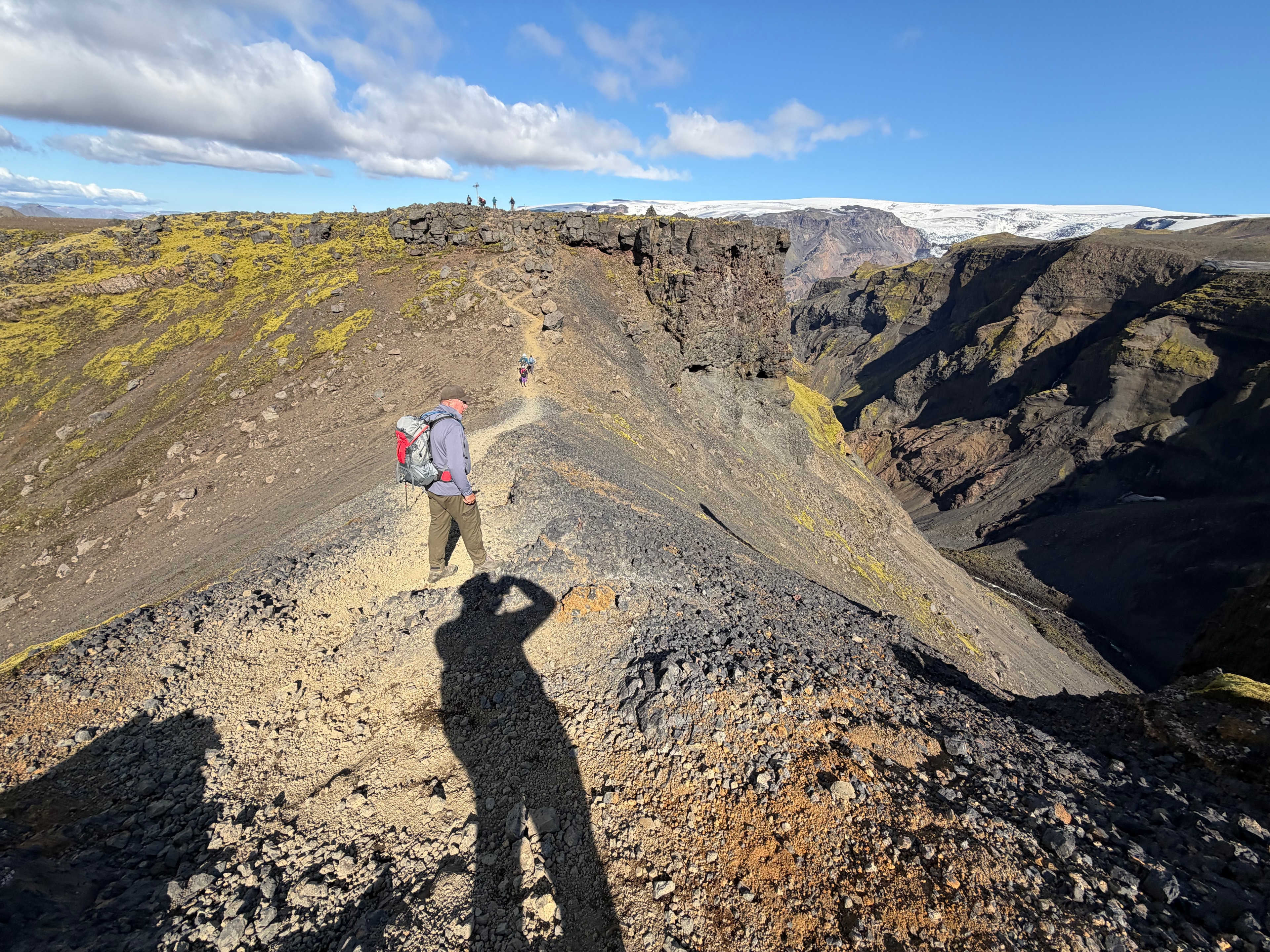 Iceland — volcanic canyon hiking